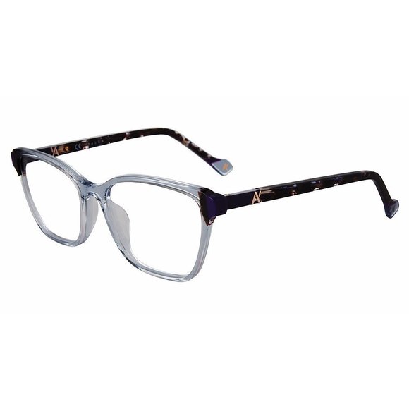 YALEA OPTICAL VYA062L Eyeglasses TRANSP.AZURE-0G35 52mm